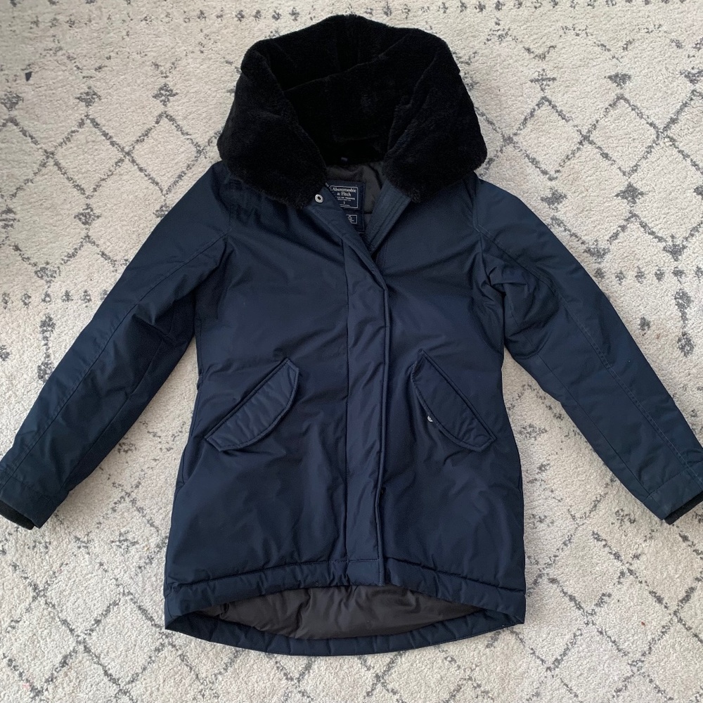 Abercrombie super warm puffer coat